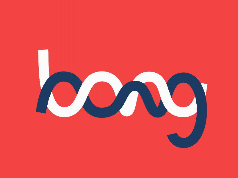 Bong Logomotion aftereffects animated gif branding design identity design logo logomotion logotype typogaphy ui