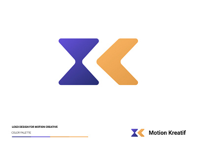 Motion Kreatif (MK) Logo Design branding creative logo marketing motion