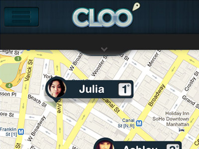 CLOO' Search app degree gps iphone loo map new york pin search