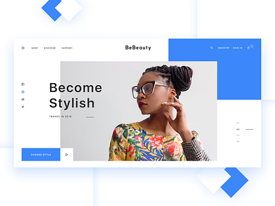 BeBeauty design flat ui ux web