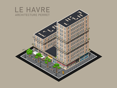 Le Havre - Perret isometric