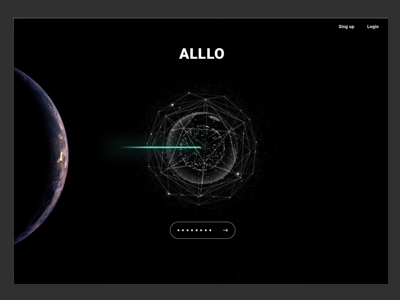 Social network #ALLLO| Home Page| WIP art director blackstyle homepage design social network ui ux web deisgn