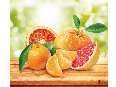 Fruits fruit juice illustration key visual orange juice packaging photoshop retouch retouche photo retoucheur retouching