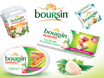 Boursin boursin food illustration key visual packaging patrick jacquemard photoshop retouch retouche photo retoucheur retouching