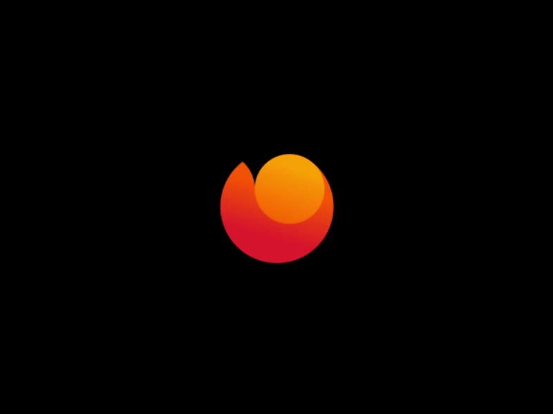 Torch and Flame Logo Animation