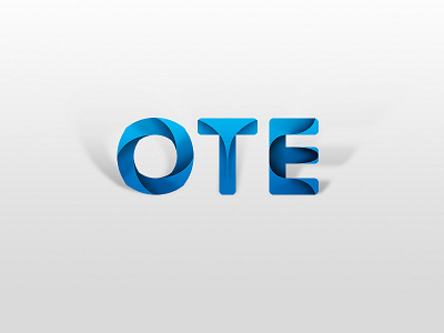 OTE Logo background blue buttons clean cloud colorful custom dashboard design download facebook file footer graphic design host login logo menu metro mockup redesign tiles ui