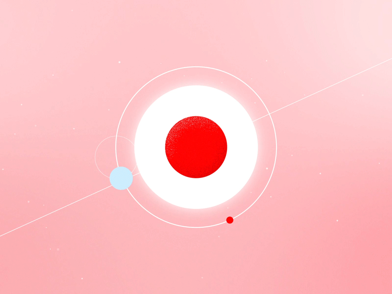 Circle loop 2d after affects anim animation circle comet constellation cosmos design illustration kawaii loop loop animation motion motion design pink planet space sphere stars