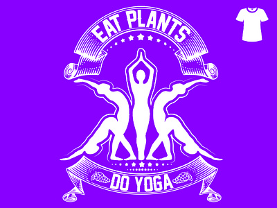 4 beauty branding clean clothing design fashion graphic health illustration t shirt vector vegan veganism yoga