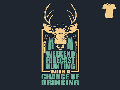 Hunting T-shirt Design Vector