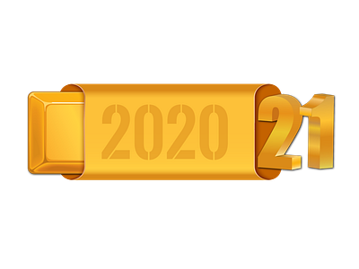 New Year 2021 Vector 2021 branding clean design graphic happy new year icon illustration logo new typography vector year