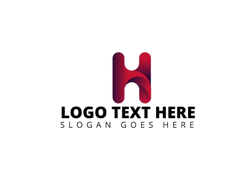 H Letter Logo Template Vector by Free Graphics Source on Dribbble