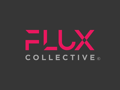 Flux Collective | ANURATI anurati collective fl flux flux logo font future futuristic logo pink type typography