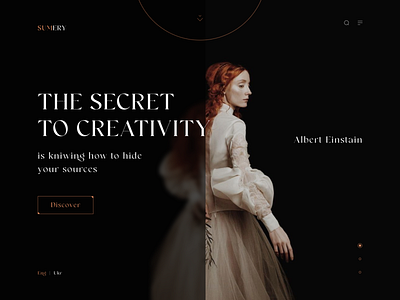 Fashion magazine "Sumery" beauty blog branding design fashion girl luxury minimal photo ui uiux woman