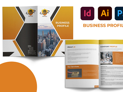 Business Profile branding brochure design catalog design company profile design flyer newsletter