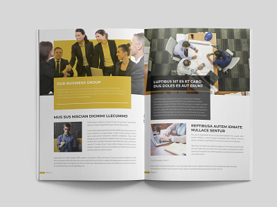 Inner page branding brochure design catalog design company profile design flyer illustration newsletter