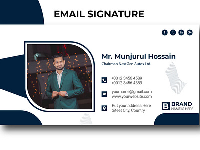 Email Signature banner email email signature facebookcover graphic design instagram post post poster social