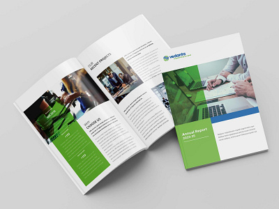 Minimal Annual Report agency booklet branding brochure design business brochure catalog design company profile flyer graphic design indesign minimal annual report newsletter print project report