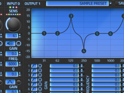 Strässer Audio Software GUI audio equalizer interface knobs strasser synth user