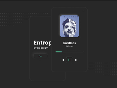 Music Player Neumorphic Design appdesign latesttrend musicplayer neon neumorphic productdesign ui uiux