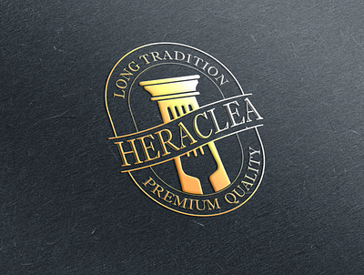 Heraclea branding design logo logodesign vector