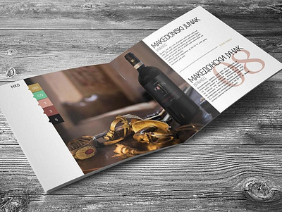 Flaer for KUVIN Winery branding broshure design flat design flyer design indesign photoshop