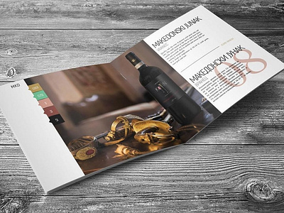 Flaer for KUVIN Winery branding broshure design flat design flyer design indesign photoshop