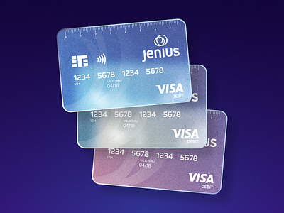 Jenius Glassmorphism Design 3d app brand branding card cards ui clean creditcard glass illustration interface jenius payment ui design ux design uxdesign