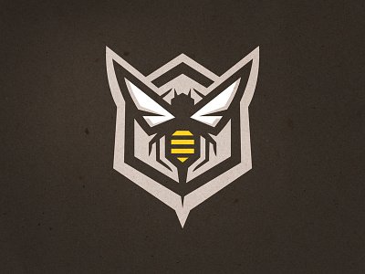 Atlanta Swarm "HexaBee" bee hexagon hive hornet sports logo wasp yellowjacket