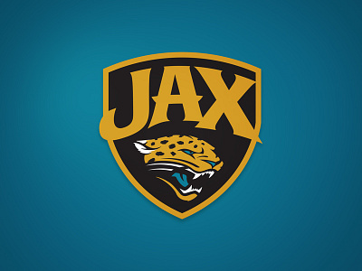 Jags Secondary cat logo nfl sports teal type