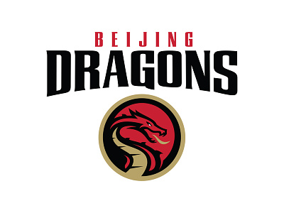 Beijing Dragons china chinese dragon dragon esports football logo sports logo