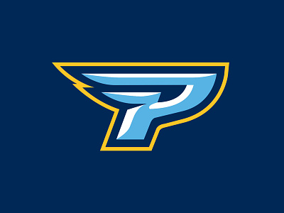 Point University - Alternate Mark design football illustration logo p sports sports logo type typography wings