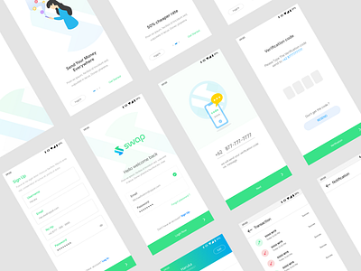 remittance apps android android ui dribbble flat illustration interace interaction design ios iphone remittance ui ui ux vector