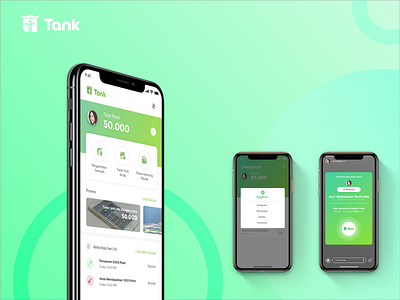 Tank (TrashBank) android android app android ui dribbble flat illustration interace interaction interaction design interactions ios iphone mockups tank apps trash apps ui ui ux vector