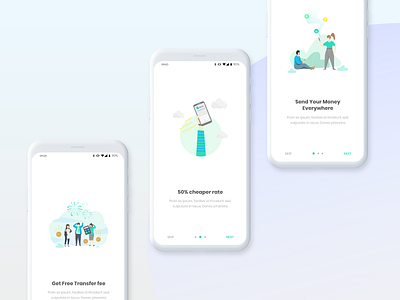 landing page android android app fintech app flatdesign ios iphone materialdesign ui ui design uiux