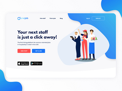 Hiring Platform Website Design