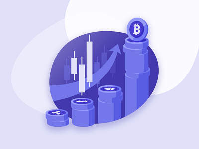 Cryptocurrency coin coin cryptocurrency finance illustration vector web