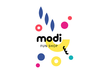 Modi Identity branding fun graphic design identity logo present shop