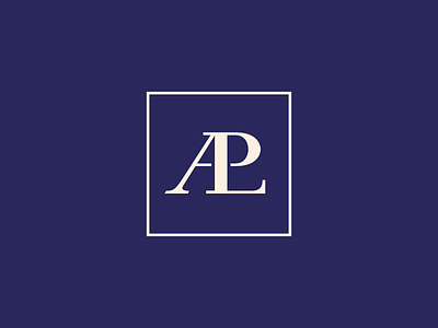 ALP Monogram initials letters monogram name type typography