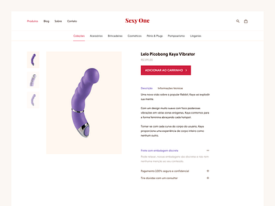 Sexy One – Product page