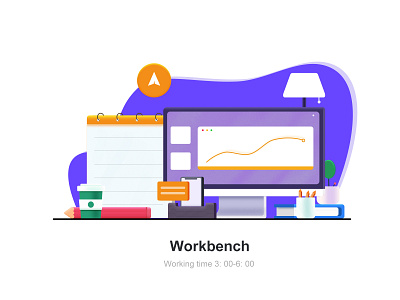 work icon illustration ui ux 设计