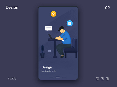 work app icon illustration 插图 设计