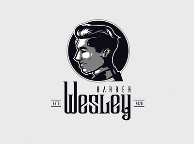 Barber Wesley art artist barber brazil character characterdesign design illustration illustrator ilustration ilustrator ilustração logo marca photoshop