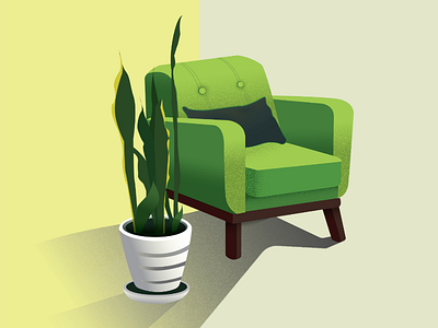 green sofa flat design green illustration sofa vector