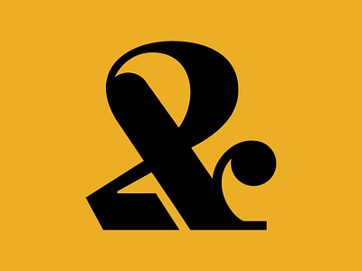 Ampersand made of two