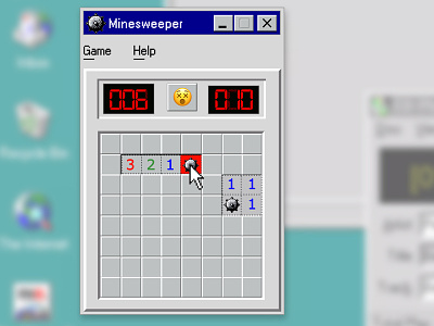 Minesweeper game minesweeper windows 95