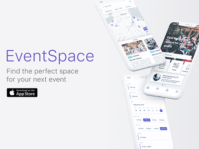 EventSpace app branding concept design design systems sketch ui vector