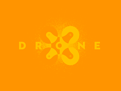 Drone Texture drone logo mark spray texture