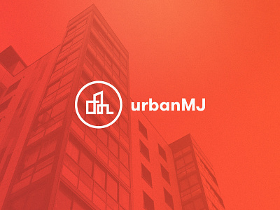 urbanMJ branding buildings identity logo monoline real estate urban development