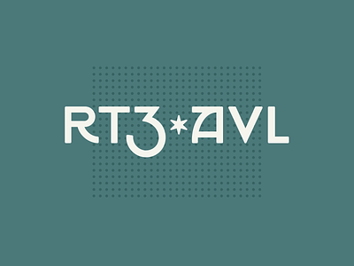 RT3 • AVL asheville branding craftsman logo wordmark