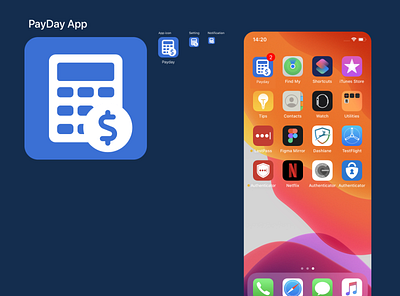 PayDay App Icon #005 #DailyUI app icon branding dailyui finance finance app icon ios app ui